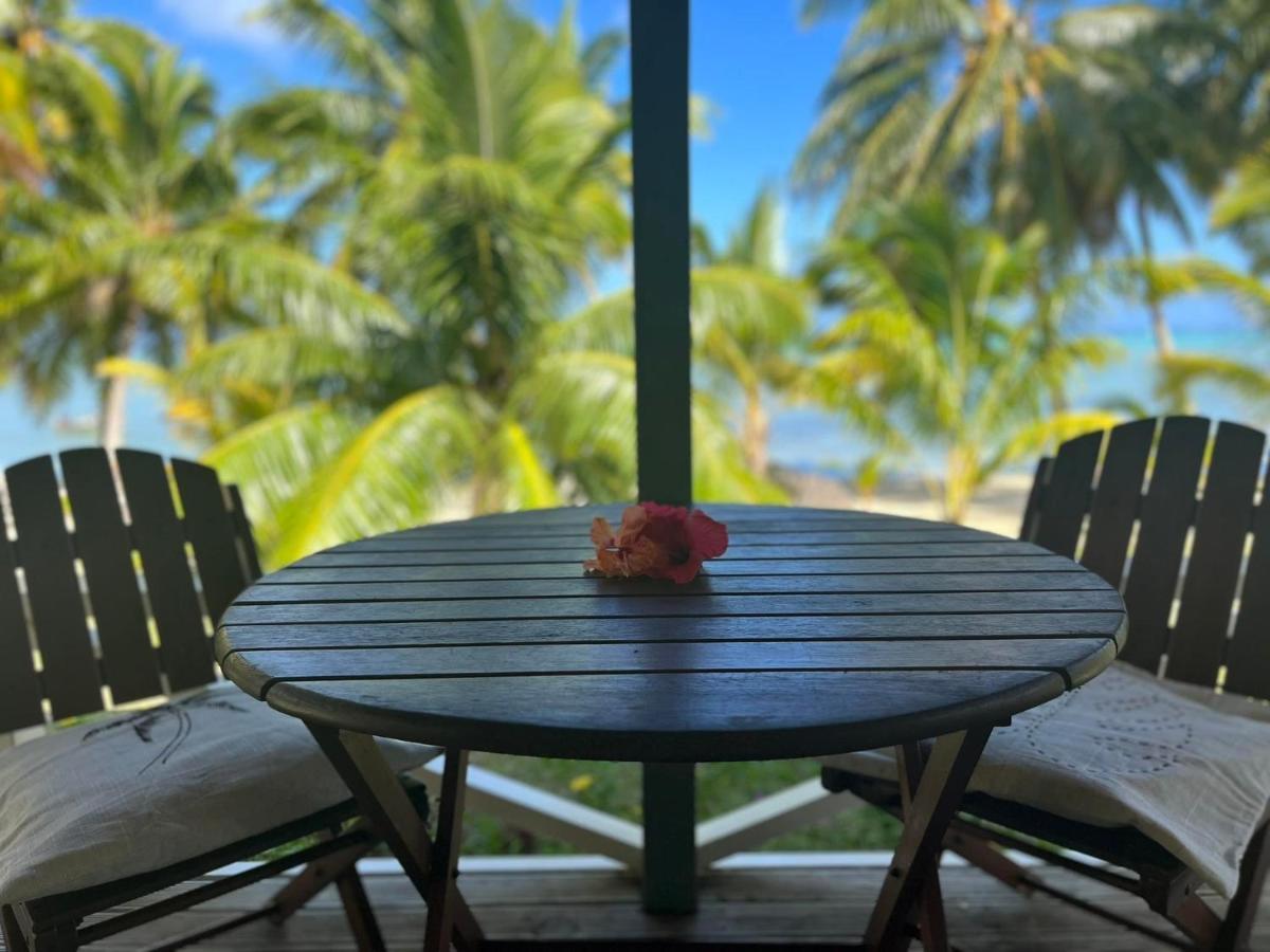 Paparei Beachfront Bungalows, Aitutaki Arutanga Exteriér fotografie